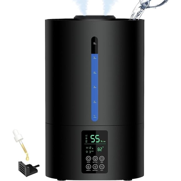 Other - 6L Humidifiers for Bedroom Large Room Home, Cool and Warm for Baby
